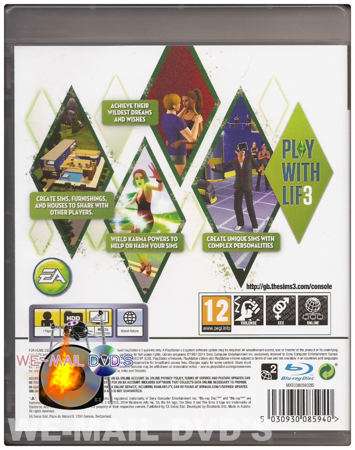 the sims 3 ps3 rom